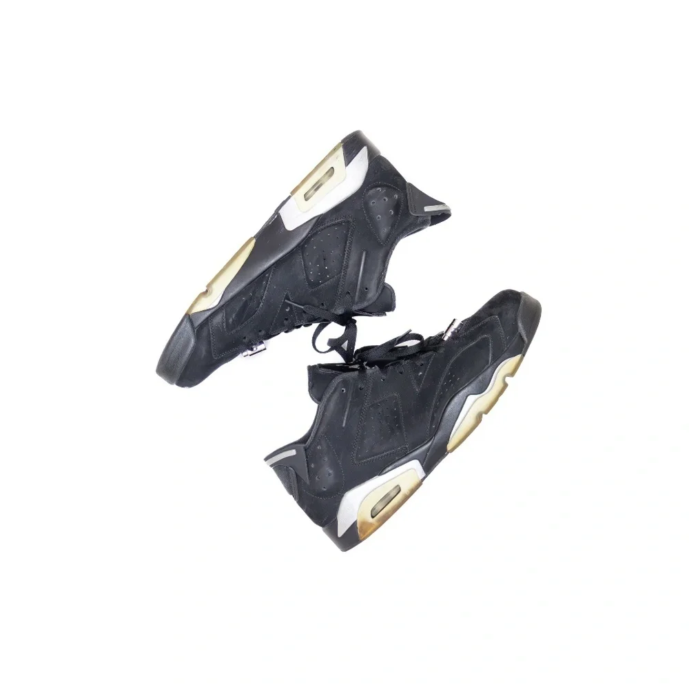 Nike Air Jordan 6 Retro Low “Chrome” Black/Metallic Silver – Size‎ US 13 / UK 12